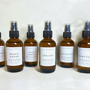 Aromatherapy Mist, 4oz Non-Toxic Room and Linen Spray | Cozy Modern Décor, Relaxation, Homebody Scent with Lavender, Palo Santo & Sage