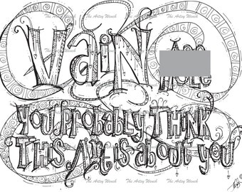 Dirty coloring page | Etsy