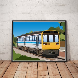 British Rail Class 142 in various liveries with free personalisation wall art print