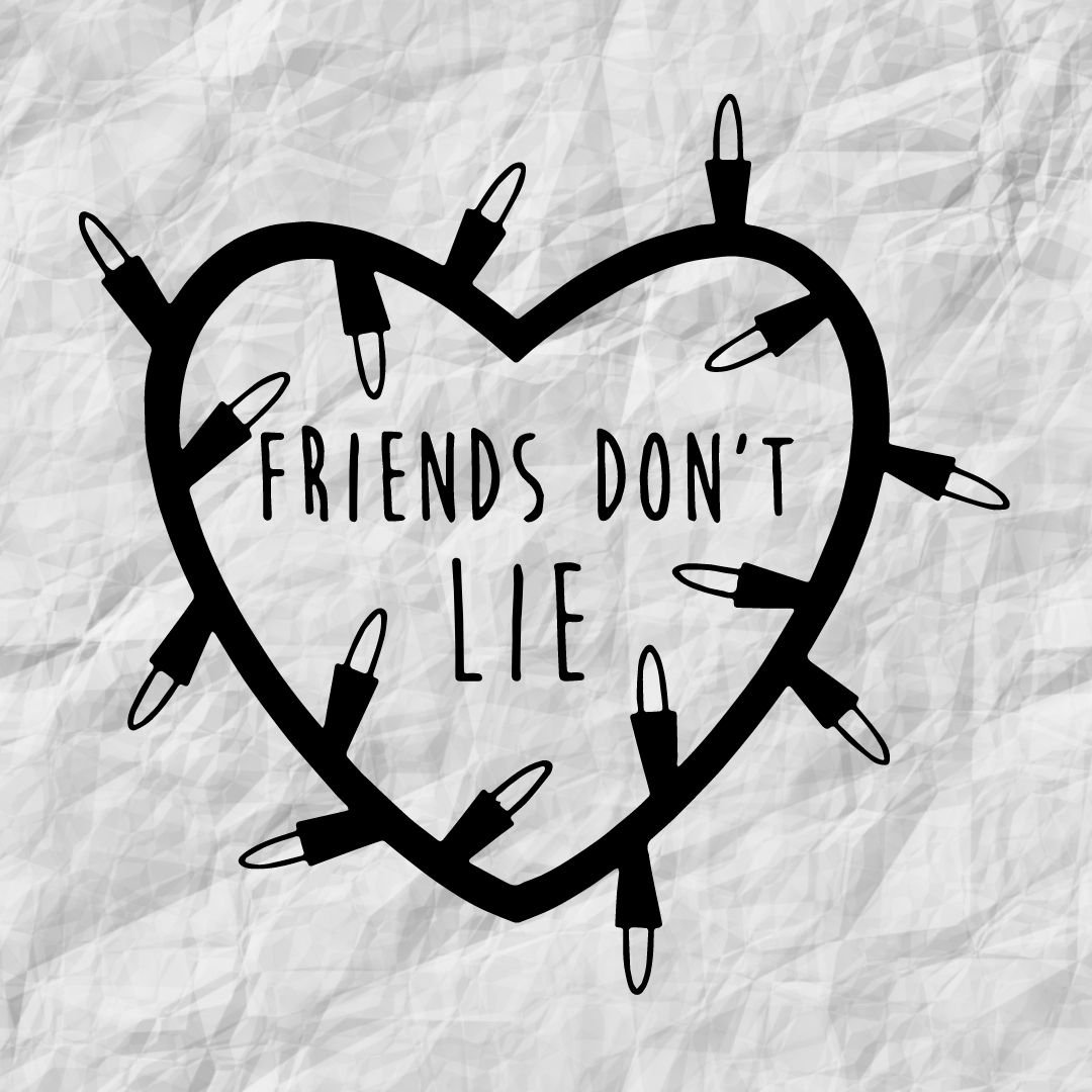Stranger Things SVG Friends Don't Lie PNG DXF Svg Etsy Canada
