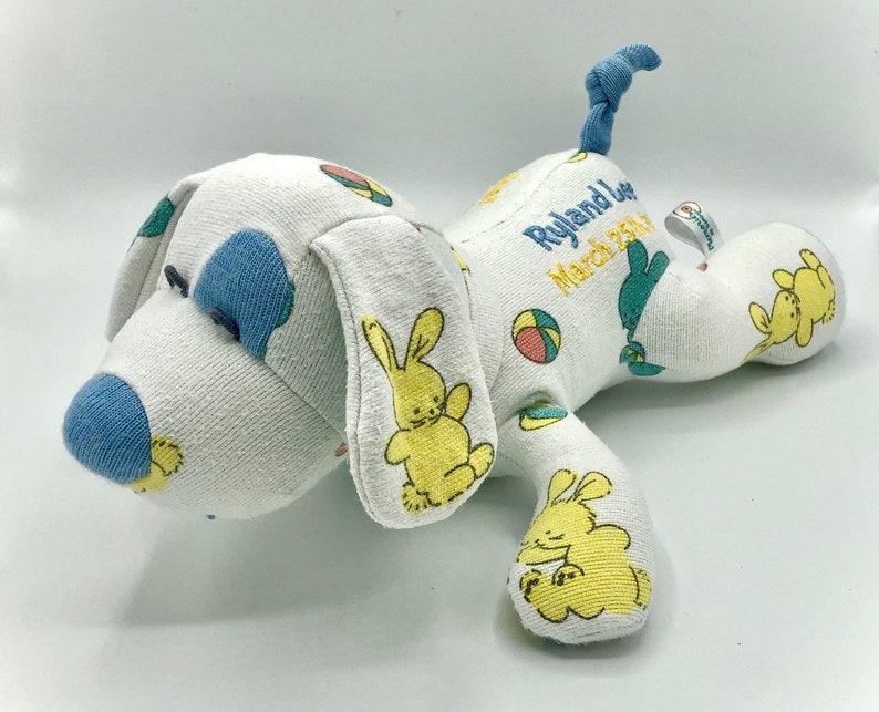 Stuffed Memory Dog made out of your baby's newborn | Etsy