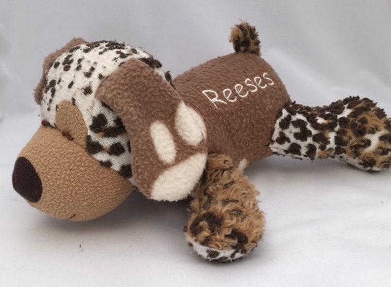 Stuffed Dog made out of your favorite baby or adult clothes image 6