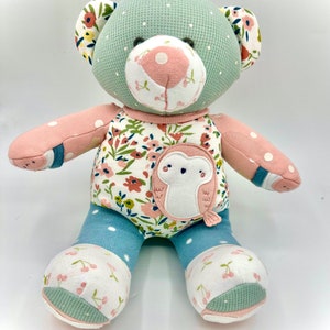 Personalized Memory Bear: Handcrafted Keepsake Plush from Cherished Clothing