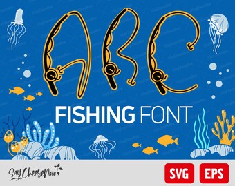 Free Free 253 Fishing Letters Svg SVG PNG EPS DXF File