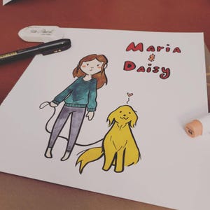 Cartoon Caricature Pets Portrait