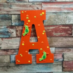 Home Decor Wooden Letter A  , Wall Decor  A , Living Room Decor A ,  Nursery Decor Letter A   , Kids Room Decor Letter A  , Wooden Letter A