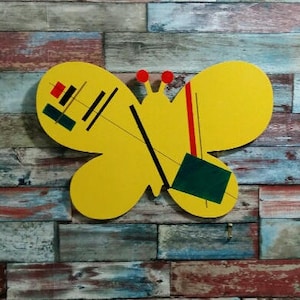 Home Decor Wooden Butterfly , Wall Decor Butterfly , Nursery Decor , Wall Handing Decor , Kids Room Butterfly , Wooden Burrefly Decor
