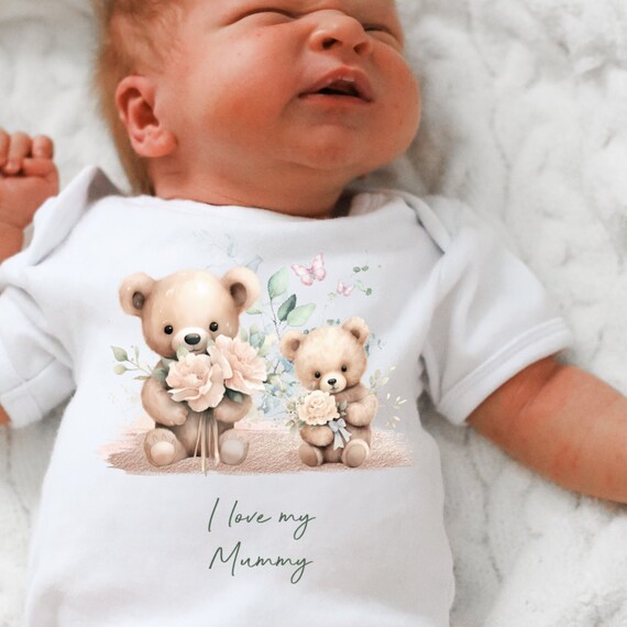 Gilet Per Neonati "I Love My Mummy": Regalo Personalizzato Per