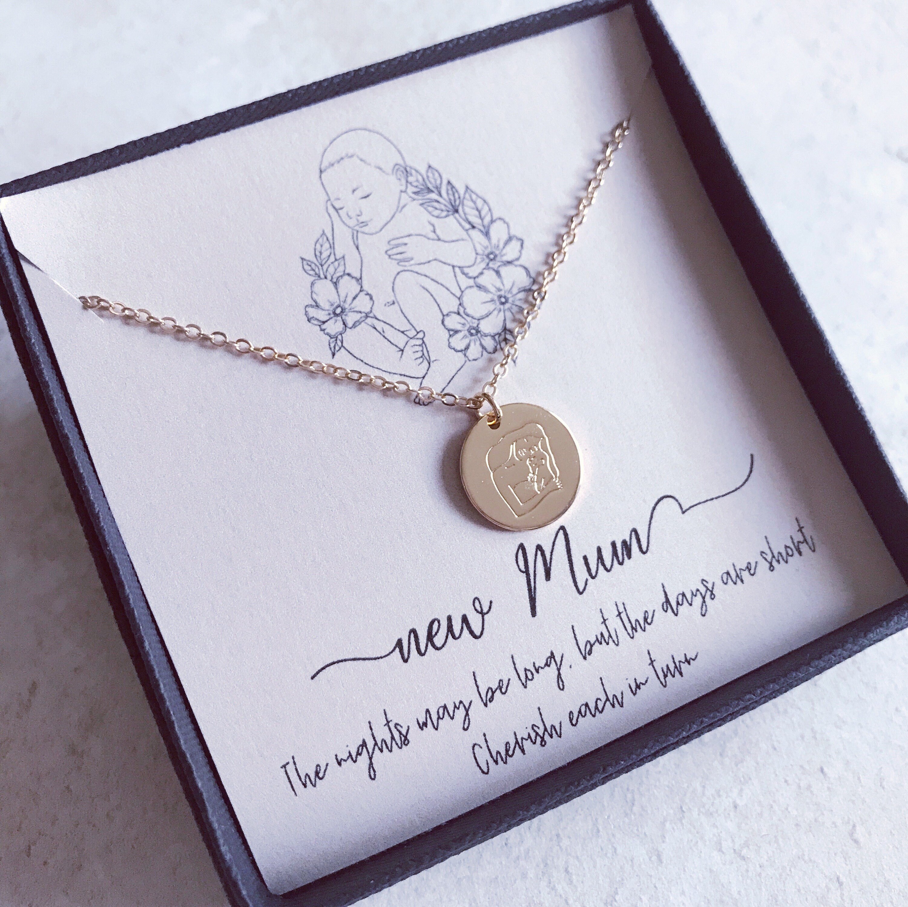 New Baby Gift Mother Gift Expecting Mom New Mom Jewelry Etsy