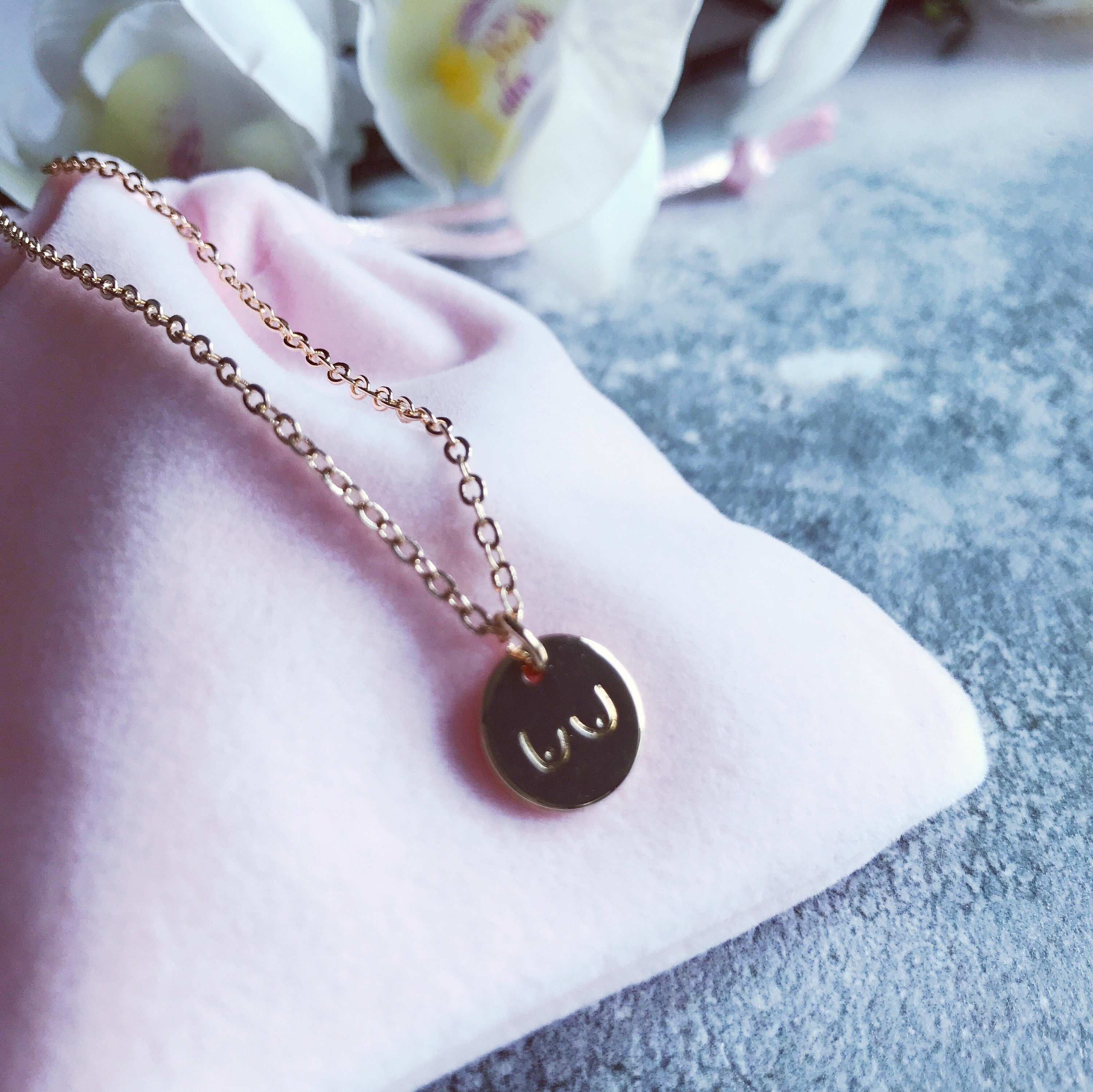 Gold Breastfeeding Necklace Breast Milk Jewelry Valentines Etsy