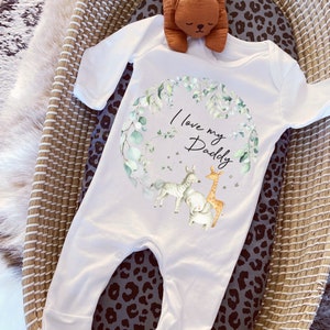 I Love My Mummy Baby Vest, Personalised Babygrow, Mummy Babygrow, Newborn Pregnancy Announcement Gift, Going to be a Mummy, New Mum Gift image 3