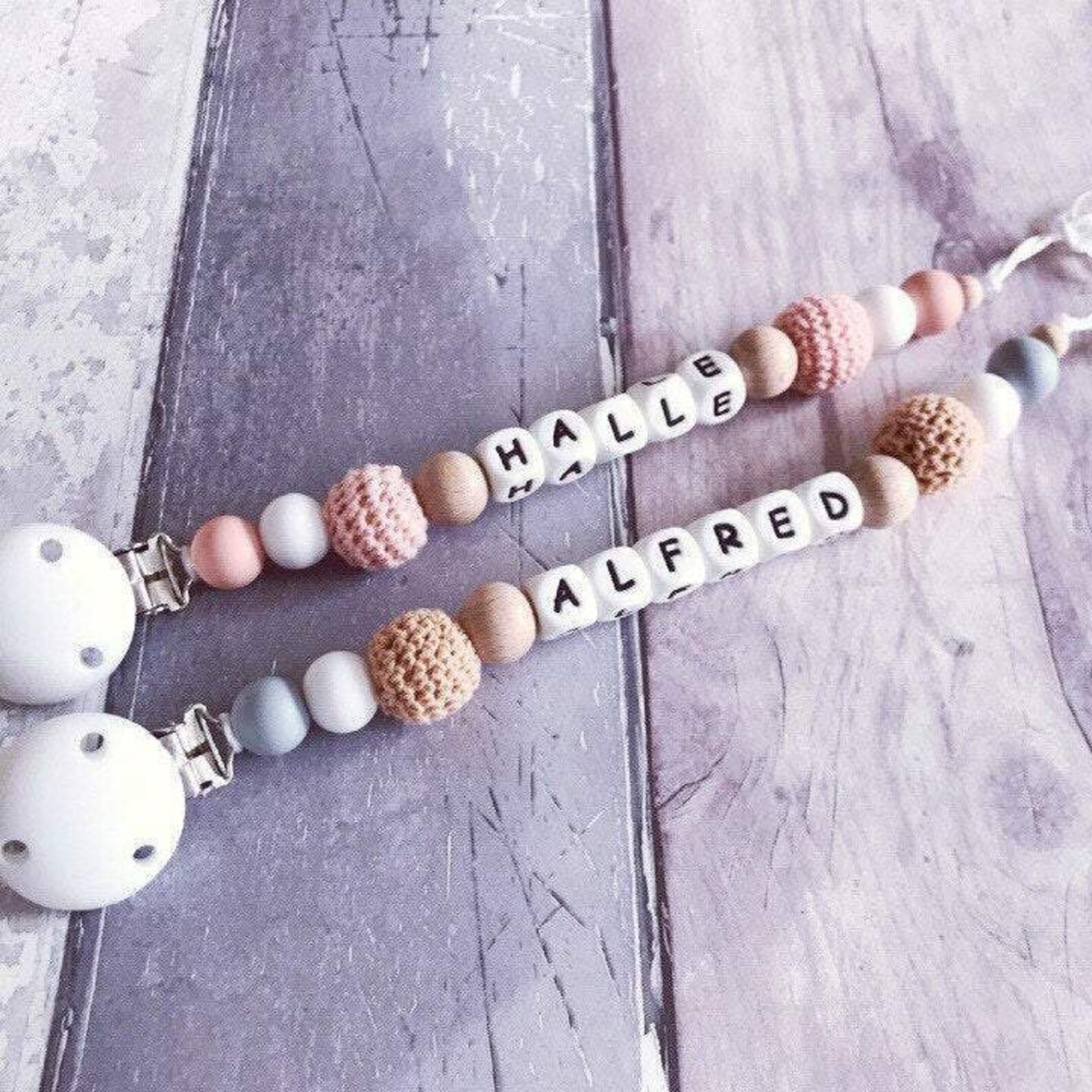 Personalised dummy clip silicone dummy clip U.K Neutral Etsy