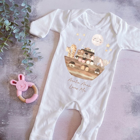 Gilet bebe J aime ma tante babygrow personnalise babygrow tante cadeau de faire part de grossesse nouveau ne va etre une tante cadeau tante Etsy France
