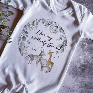 I Love My Mummy Baby Vest, Personalised Babygrow, Mummy Babygrow, Newborn Pregnancy Announcement Gift, Going to be a Mummy, New Mum Gift image 9