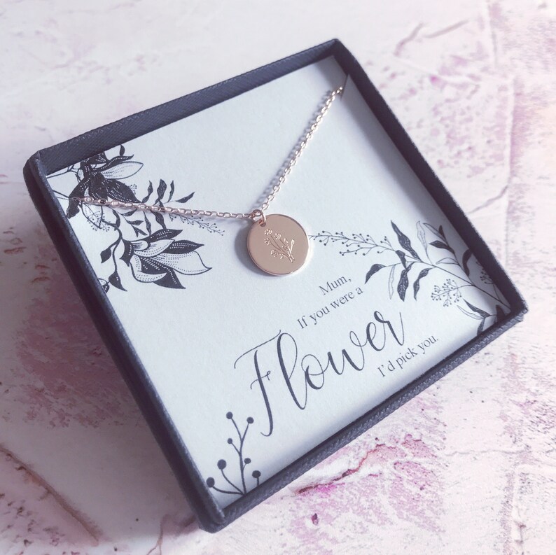Mothers Day Necklace Mum Necklace Walk amongst the Wild Flowers Wild Flower Gift Mothers Day Flower Gift Bouquet Gift Mothers Day Gift