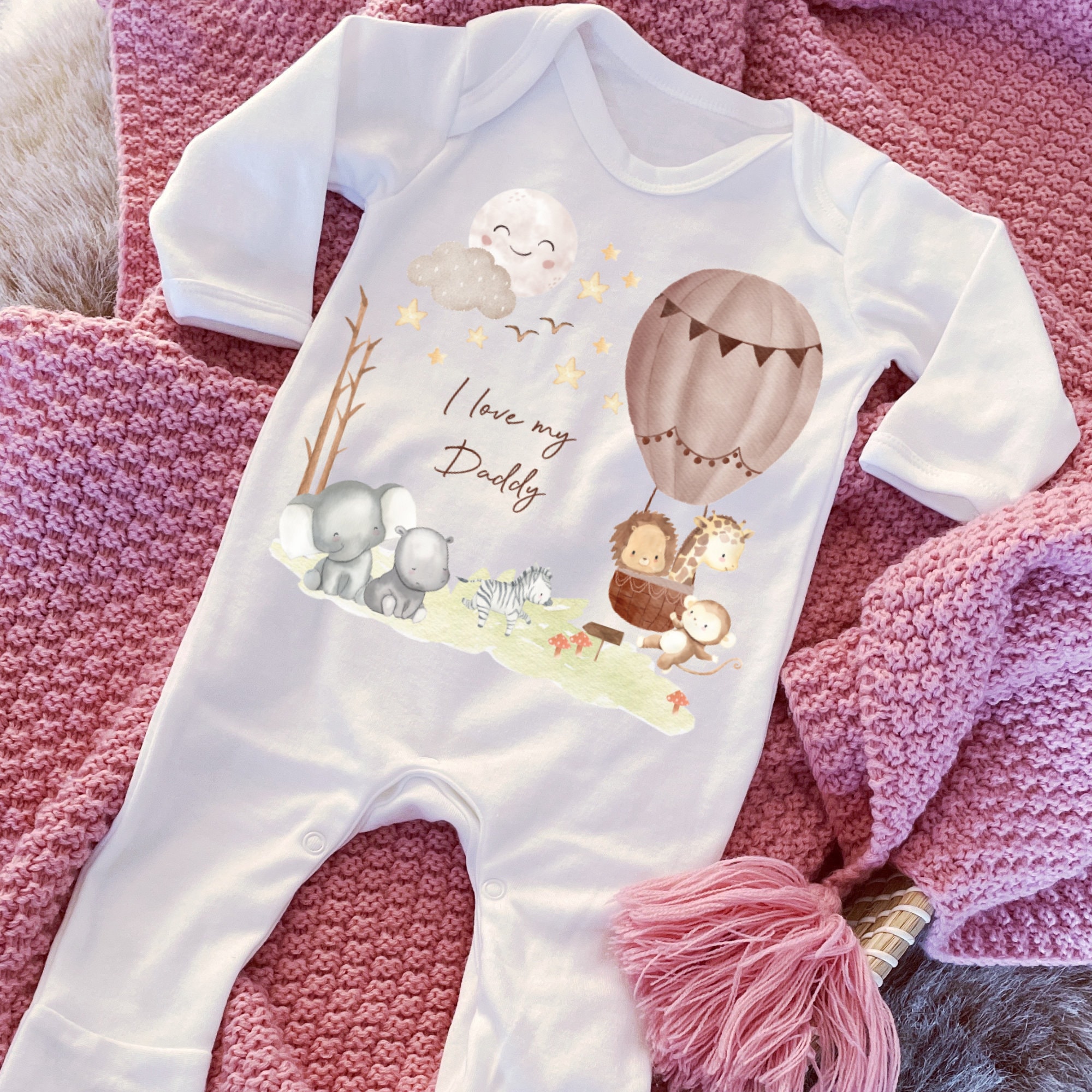 I Love My Daddy Baby Vest Personalised Sleepsuit Daddy Babygrow Newborn Pregnancy Announcement Gift Going to Be an Daddy New Dad to Be Etsy Canada