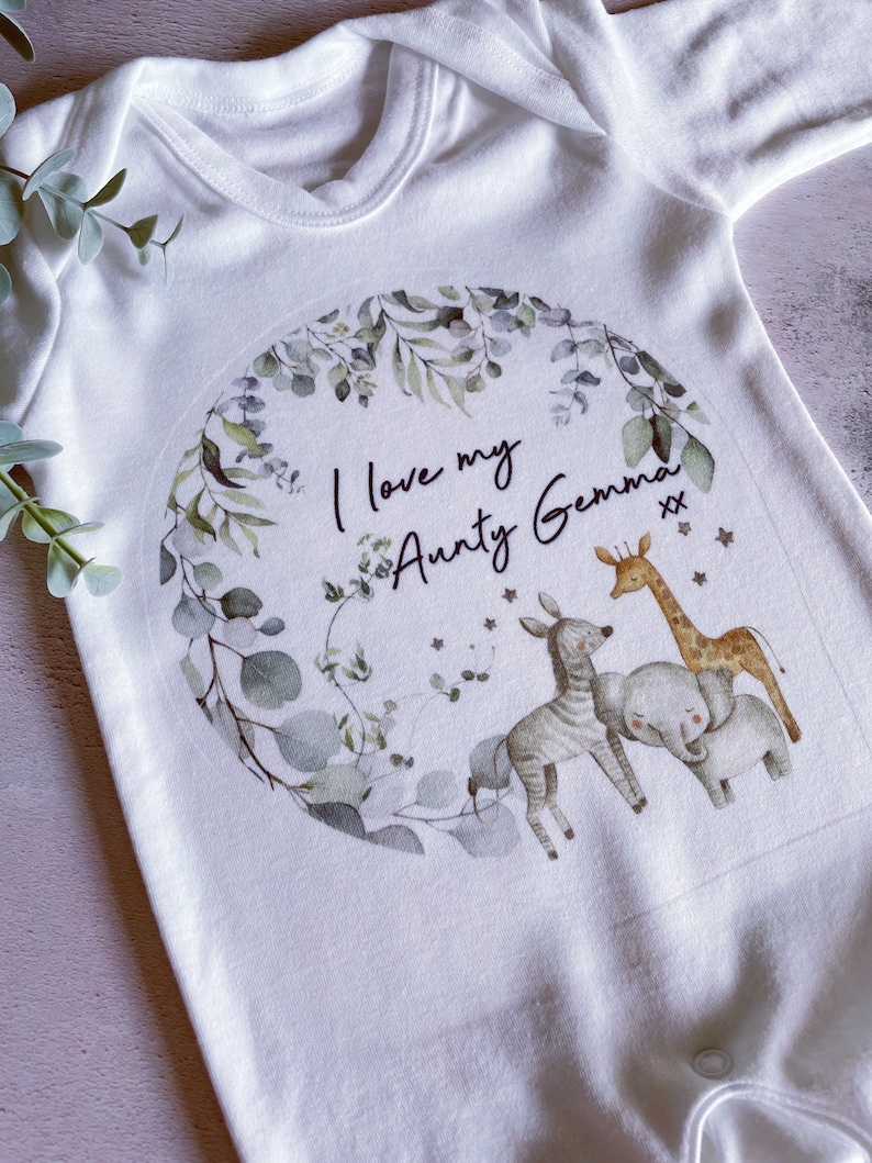 I Love My Mummy Baby Vest, Personalised Babygrow, Mummy Babygrow, Newborn Pregnancy Announcement Gift, Going to be a Mummy, New Mum Gift image 7