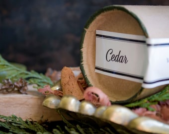 Cedar Incense | Fireside | Campfire | Natural Incense Cones | Wood and Resin