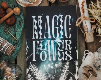 Magic Flowers Book and Bookmark