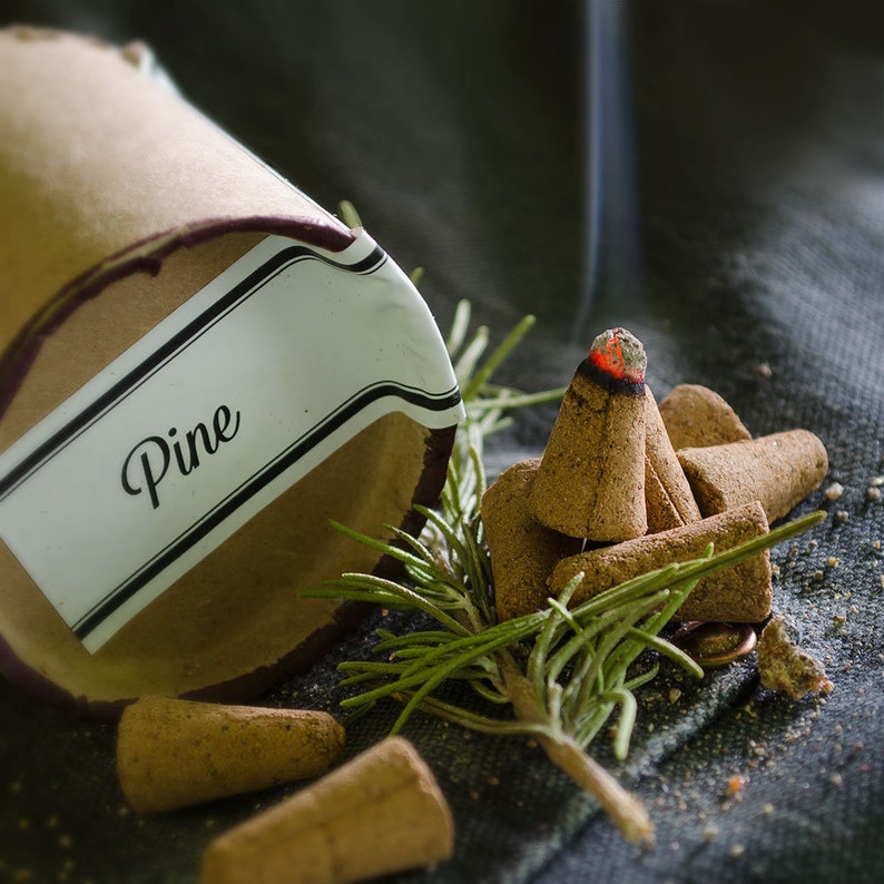 Pine & Cedar Incense Campfire Incense Natural Incense Etsy