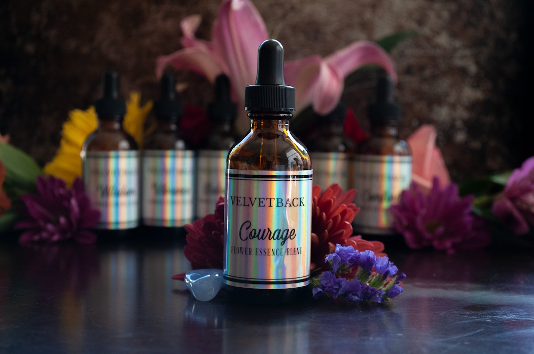 Courage Flower Essence Blend Guidebook and Plant Ally Talisman Card ...