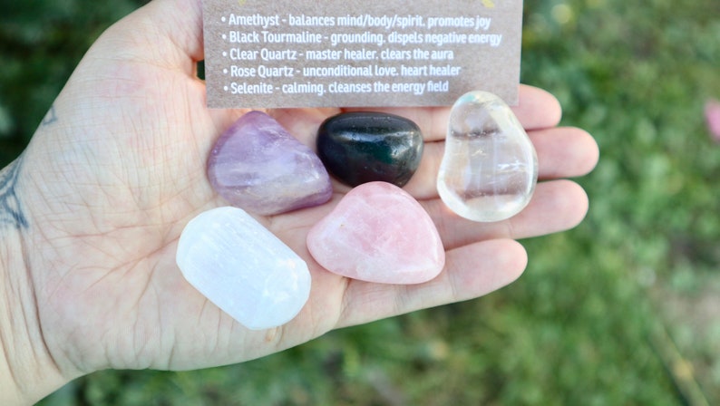 AntiAnxiety Crystal Bundle Crystals for Anxiety Tumbled