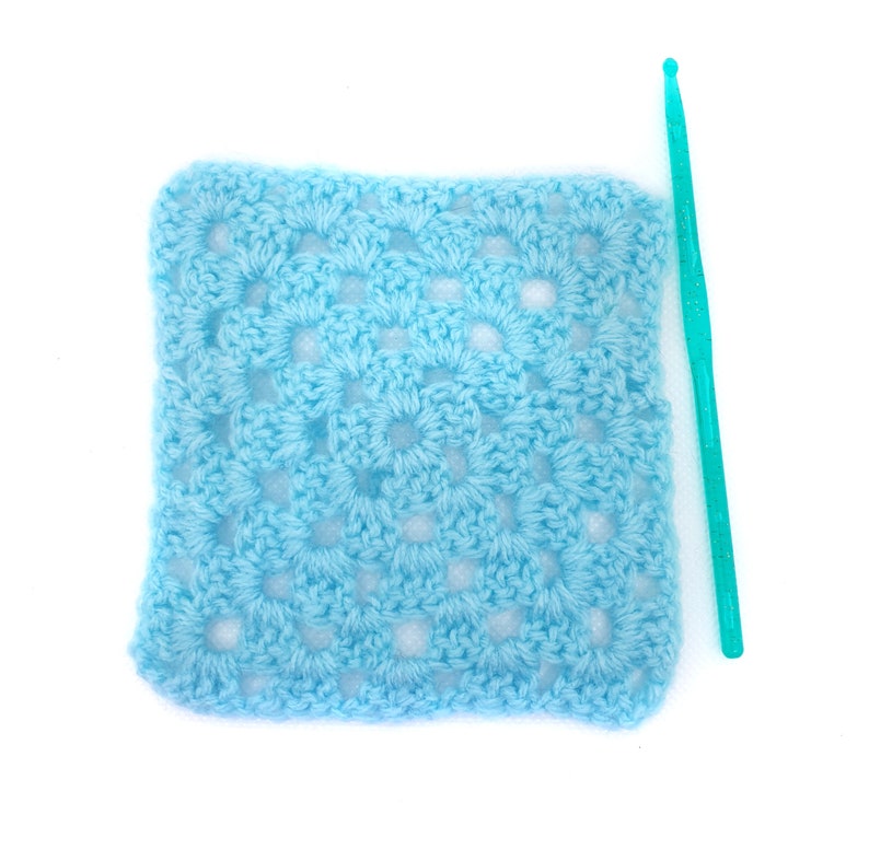 Crochet Beginner Kit Granny Square tutorial and yarn