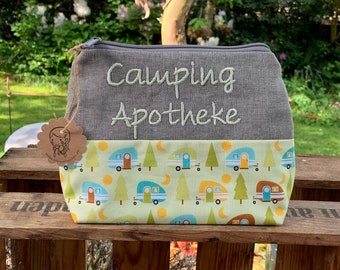 Große Camping Apotheke XL // Kosmetiktasche // Kulturbeutel // Notfalltasche // Reiseapotheke XL