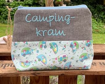 Große Camping Kram Tasche XL // Kosmetiktasche // Kulturbeutel // Notfalltasche // Reiseapotheke XL