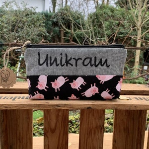 Unikram // pencil case // pencil case // pencil case // pencil case // pencil case // black-pink