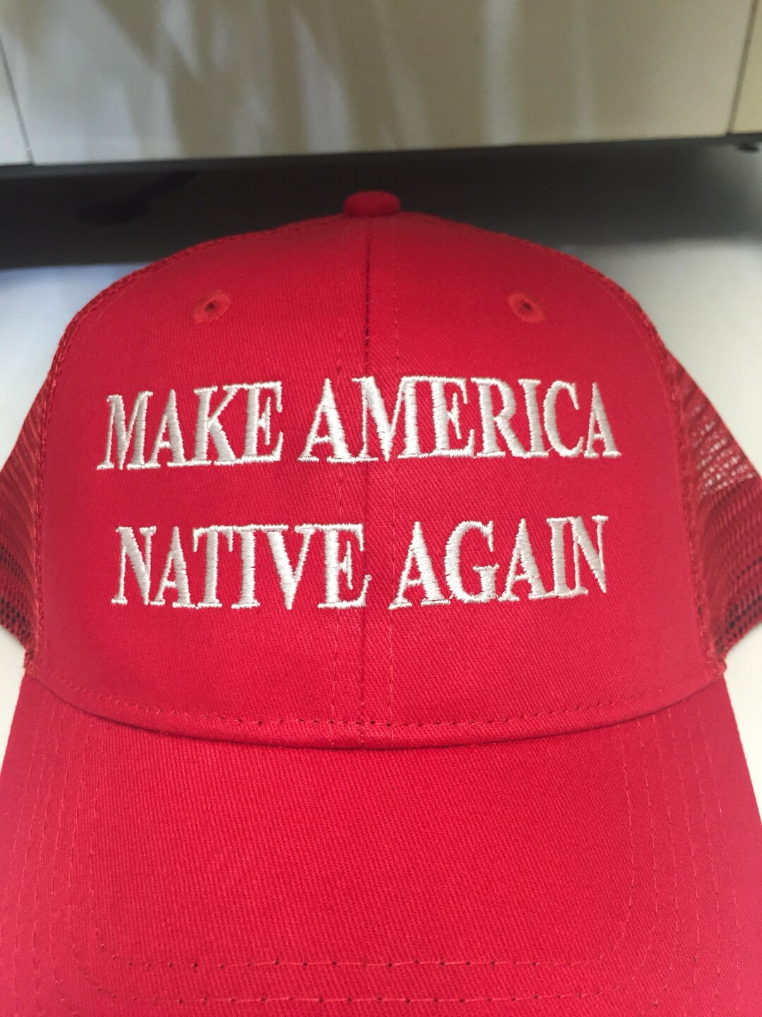 Make America Native Again Snapback Hat – Structured Fit, Adjustable Snapback – Classic Cap