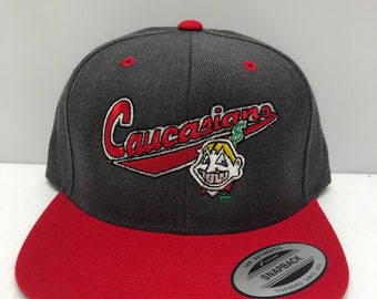 Caucasian flat bill hat