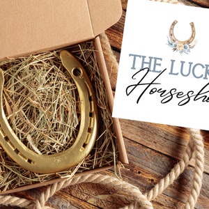 Autentyczna podkowa na szczęście – ręcznie robiony amulet na szczęście, idealny prezent na ślub, parapetówkę i rocznicę, rustykalny wystrój domu