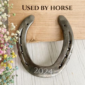 Long Distance Support Gift – Real Horseshoe, Thinking of You Gift, Good Luck Charm, From Home with Love