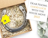 Good Luck With The House Move Personalized Housewarming Gift For New Homeowner, Realtor Gift For Clients, Closing Gift For Buyers Hostess