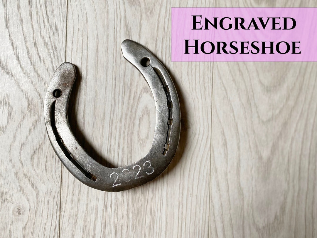 Engraved Horseshoe for Horse Lovers Wall Hanging 11th Etsy
