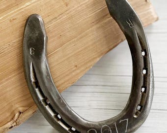 Engraved Lucky Horseshoe, Customized Western Decor, Anniversary Gift