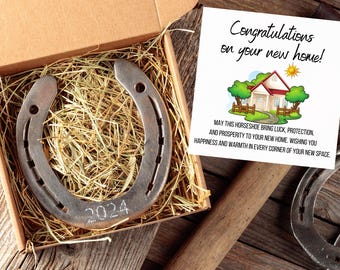 Real Horse-Worn Horseshoe: Rustic Home Decor, Good Luck New Home Gift