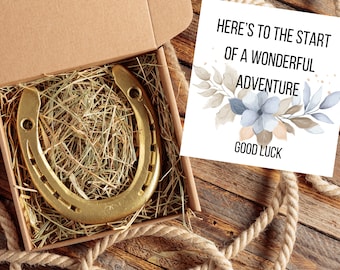 Lucky Horseshoe New Home-cadeau: gegraveerd housewarmingdecor