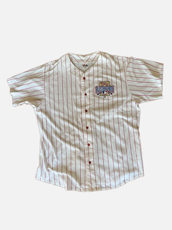 vintage Phillies pinstripe button up shirt