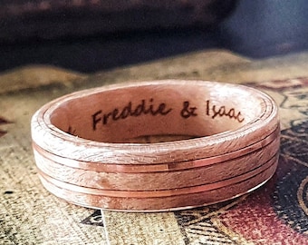 Aangepaste gravure-upgrade voor aankoop van GMWoodStock-ringen