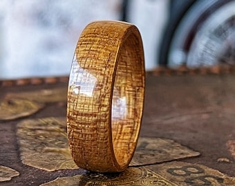 Natural English Elm Wooden Ring - bentwood - mens ring - womens ring - wedding ring