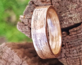 American Walnut Bentwood Wedding Ring