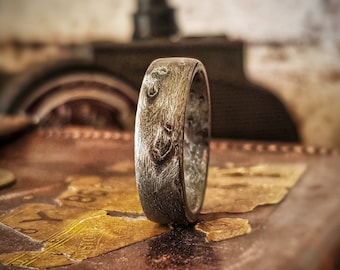 Grijze esdoorn trouwring