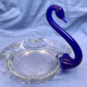 Blue Neck Swan Dish