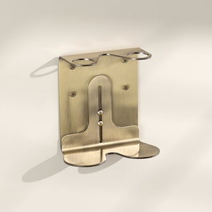 Support mural pour distributeur de savon en or,  Support de savon pour les mains en or