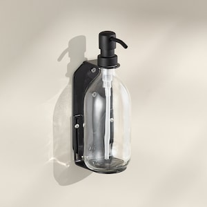 Wall Mounted Soap Dispenser Holder, Hand Soap Bracket, Wall Soap Bracket, Wall Soap Dispense, Wall Pump Bottle Holder, Soap Pump Wall Holder