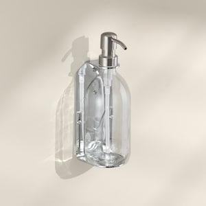 Wall Mounted Soap Dispenser Holder, Hand Soap Bracket, Wall Soap Bracket, Wall Soap Dispense, Wall Pump Bottle Holder, Soap Pump Wall Holder