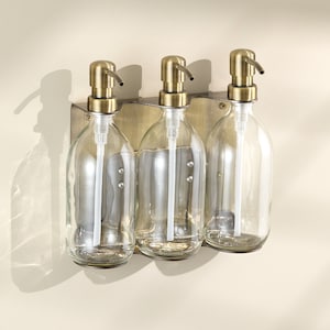 Wall Mounted Soap Dispenser Holder, Hand Soap Bracket, Wall Soap Bracket, Wall Soap Dispense, Wall Pump Bottle Holder, Soap Pump Wall Holder