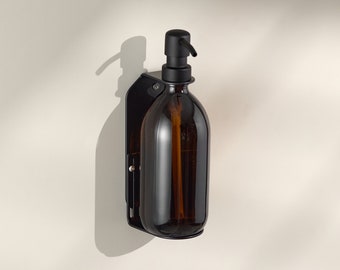 Wall Mounted Soap Dispenser Holder, Hand Soap Bracket, Wall Soap Bracket, Wall Soap Dispense, Wall Pump Bottle Holder, Soap Pump Wall Holder